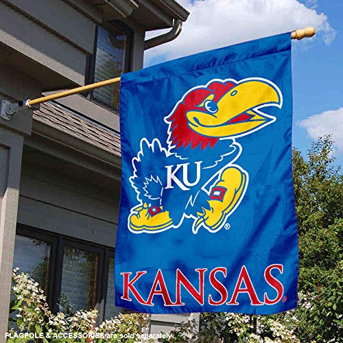 University of Kansas Jayhawks House flag - 757 Sports Collectibles