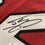 Framed Autographed/Signed Shaquille Shaq O'Neal 33x42 Miami Red Basketball Jersey JSA COA - 757 Sports Collectibles