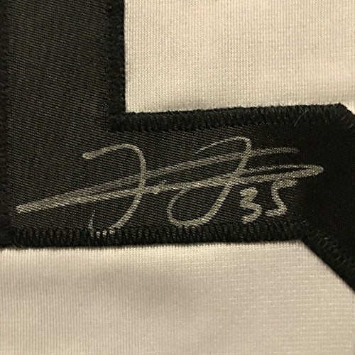 Framed Autographed/Signed Frank Thomas 33x42 Chicago Retro Baseball Jersey JSA COA - 757 Sports Collectibles