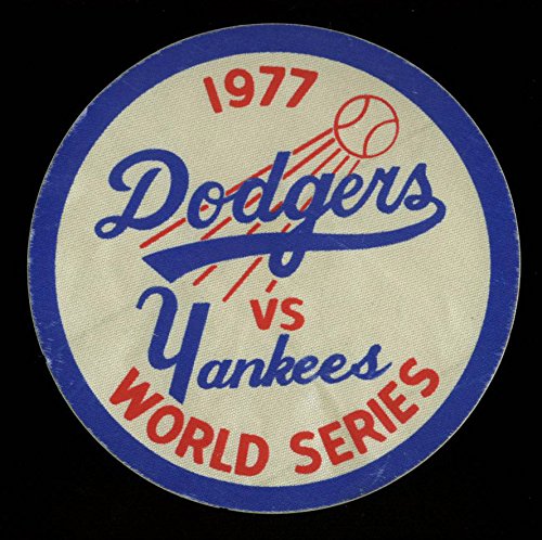 Original 1977 Dodgers Versus Yankees World Series Sticker Un-signed - 757 Sports Collectibles