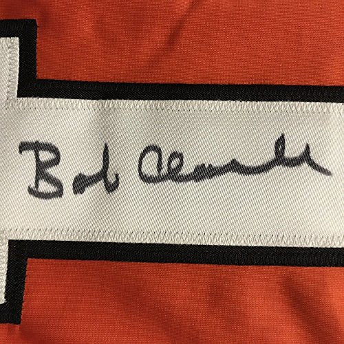 Framed Autographed/Signed Bob Bobby Clarke 33x42 Philadelphia Orange Hockey Jersey JSA COA - 757 Sports Collectibles