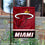 WinCraft Miami Heat Double Sided Garden Flag - 757 Sports Collectibles