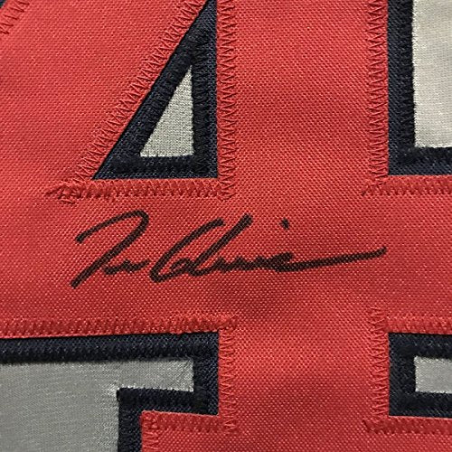 Framed Autographed/Signed Tom Glavine 33x42 Atlanta Grey Baseball Jersey JSA COA - 757 Sports Collectibles