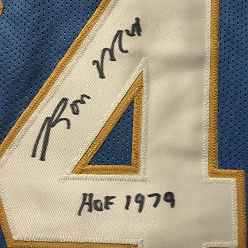 Autographed/Signed Ron Mix"HOF 1979" San Diego Powder Blue Football Jersey JSA COA - 757 Sports Collectibles