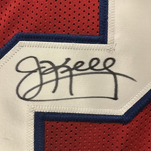 Autographed/Signed Jim Kelly Buffalo Red Football Jersey JSA COA - 757 Sports Collectibles