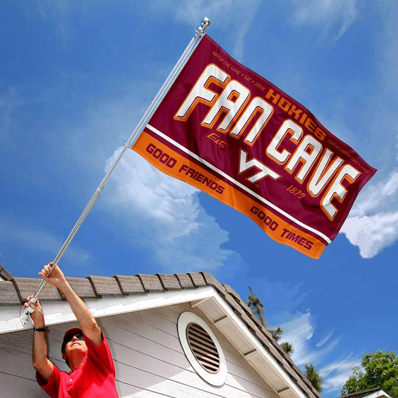 Virginia Tech Hokies Fan Man Cave Banner Flag - 757 Sports Collectibles