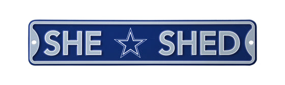 Dallas Cowboys Steel She Shed Sign