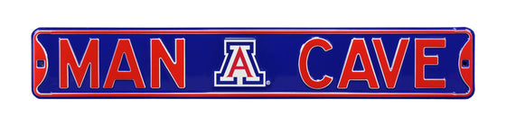 Arizona Wildcats Steel Street Sign with Logo-MAN CAVE