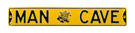 Wichita State Shockers Steel Street Sign with Logo-MAN CAVE