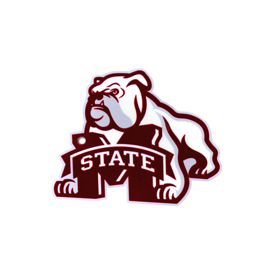 Mississippi State Bulldogs Laser Cut Steel Logo Spirit Size-Dog Over M Logo