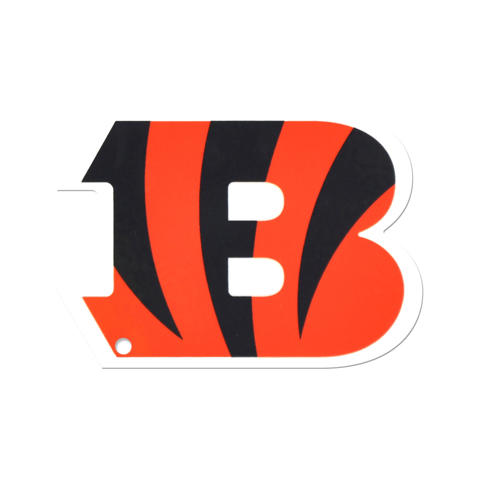 Cincinnati Bengals logo, emblem, silk texture, American flag