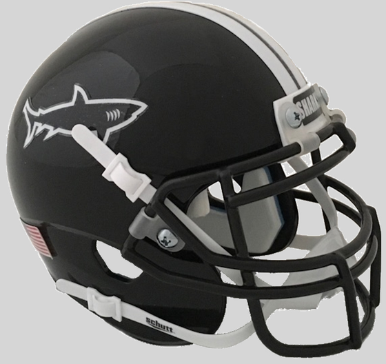 Any Given Sunday Miami Sharks Mini Helmet with Metal Face Mask