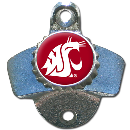 Washington State Cougars Wall Mounted Bottle Opener