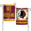 WASHINGTON REDSKINS SLOGAN GARDEN FLAGS 2 SIDED 12.5" X 18" - 757 Sports Collectibles