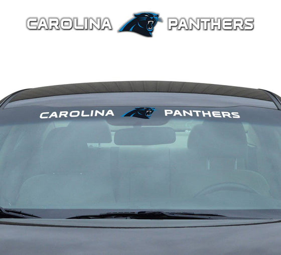 Carolina Panthers Decal 35x4 Windshield (CDG) - 757 Sports Collectibles