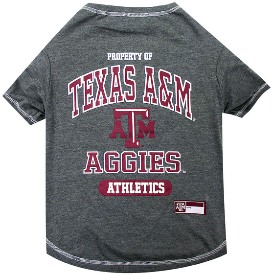 Texas A&M Aggies Dog Tee Shirt Pets First