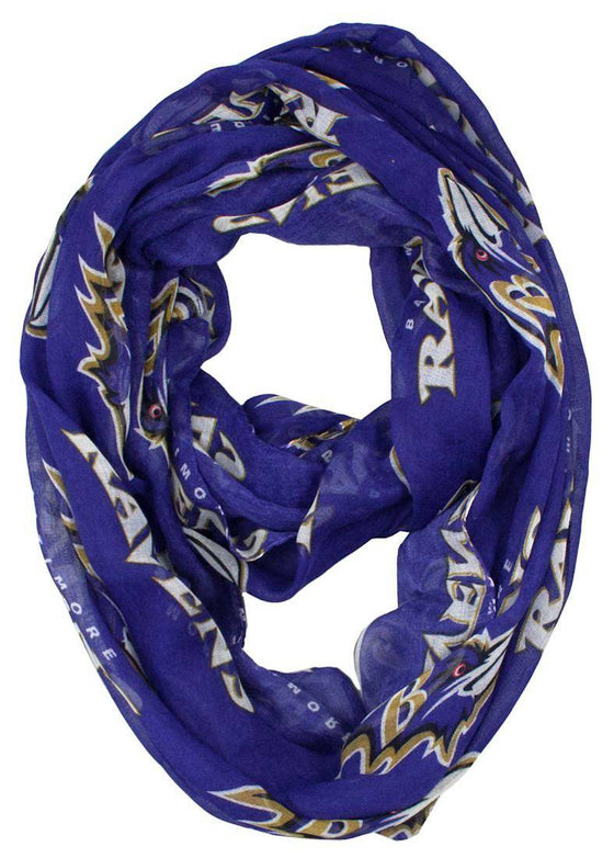 Baltimore Ravens Infinity Scarf (CDG) - 757 Sports Collectibles