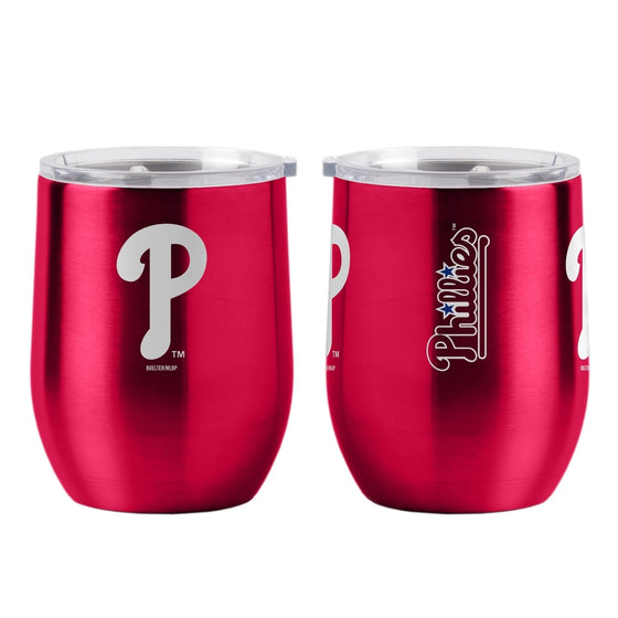 Philadelphia Phillies Travel Tumbler 16oz Curved Beverage