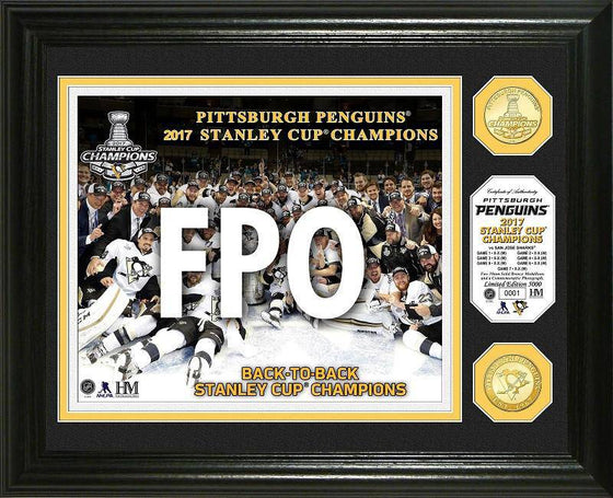 2017 Stanley Cup Champions Bronze Coin Photo Mint (HM) - 757 Sports Collectibles