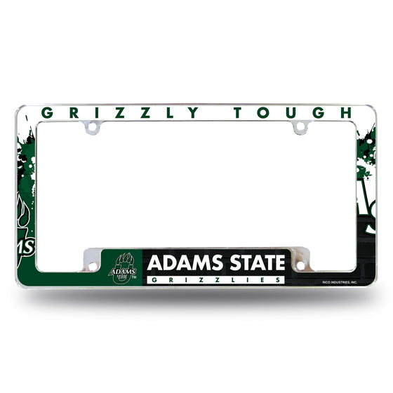 Adams State University All Over Chrome Frame (Bottom Oriented)