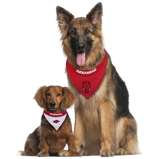 Arkansas Razorbacks Reversible Bandana Pets First - 757 Sports Collectibles