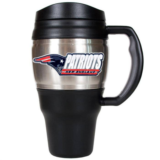 NFL New England Patriots 20 oz Mini Thermal Hot/Cold Stainless Steel Travel Mug - 757 Sports Collectibles