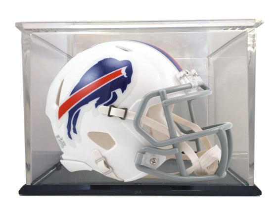 Buffalo Bills Speed Mini Football Helmet in  98% UV Protective Acrylic Display Case - 757 Sports Collectibles