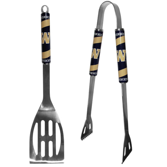 Washington Huskies 2 pc Steel BBQ Tool Set (SSKG) - 757 Sports Collectibles