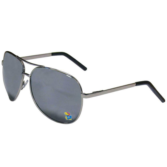 Kansas Jayhawks Aviator Sunglasses (SSKG) - 757 Sports Collectibles