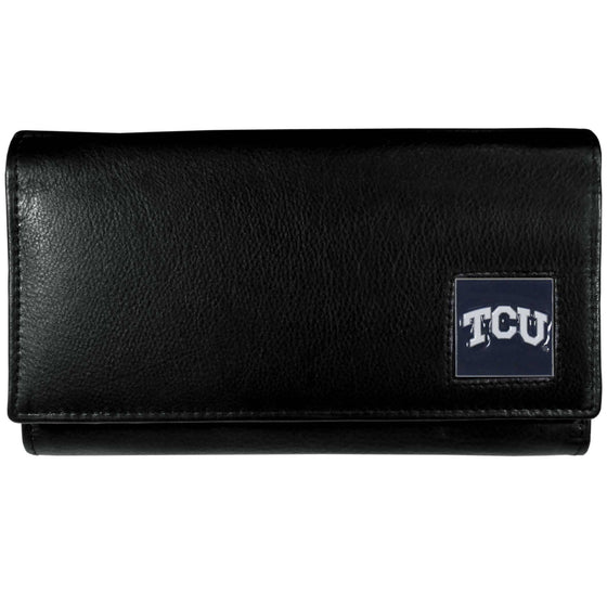 TCU Horned Frogs Leather Women's Wallet (SSKG) - 757 Sports Collectibles