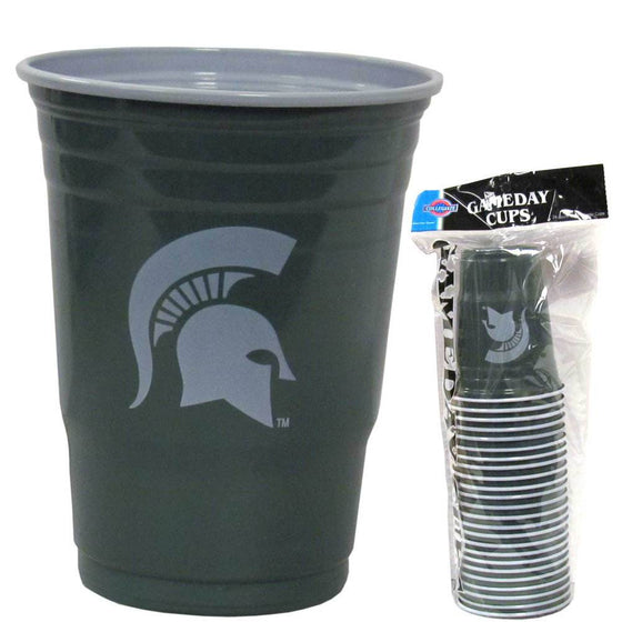 Michigan St. Spartans Plastic Game Day Cups (SSKG) - 757 Sports Collectibles