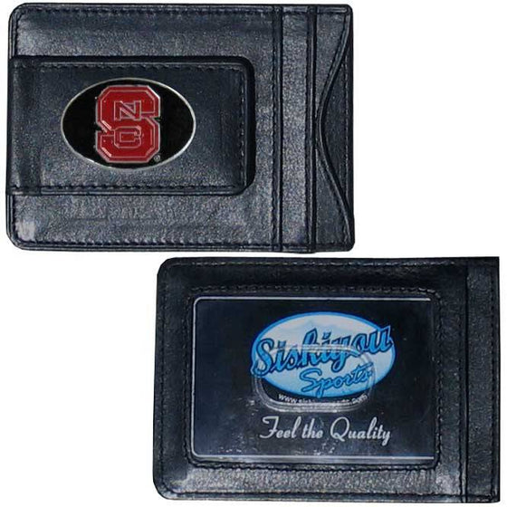 N. Carolina St. Wolfpack Leather Cash & Cardholder (SSKG) - 757 Sports Collectibles
