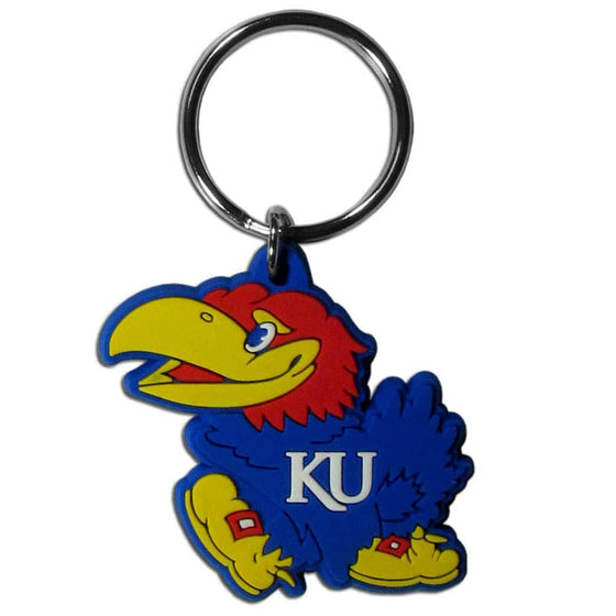 Kansas Jayhawks Flex Key Chain (SSKG) - 757 Sports Collectibles