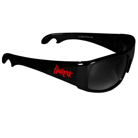 Nebraska Cornhuskers Wrap Bottle Opener Sunglasses - 757 Sports Collectibles