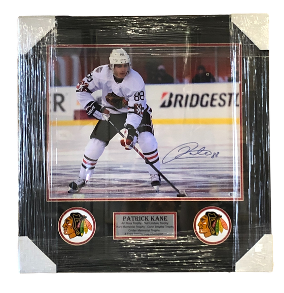 Chicago Blackhawks Patrick Kane Signed Auto Framed 16x20 Photo - Beckett BAS COA - 757 Sports Collectibles