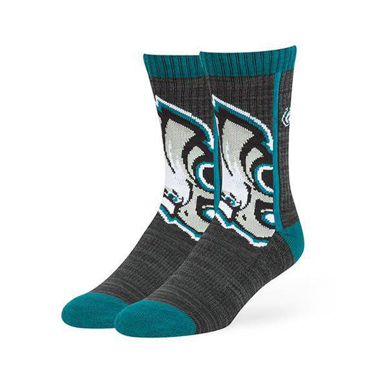 Philadelphia Eagles Hot Box 47 Sport Socks (One Pair) - 757 Sports Collectibles