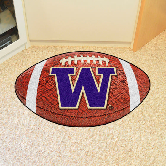 Washington Huskies Football Rug - 20.5in. x 32.5in.