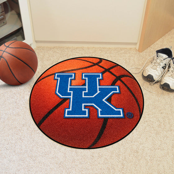 Kentucky Wildcats Basketball Rug - 27in. Diameter, UK Logo