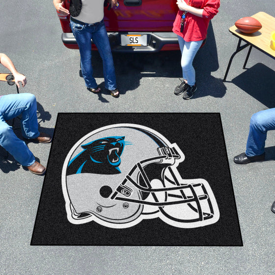 Carolina Panthers Tailgater Rug - 5ft. x 6ft., Helmet Logo