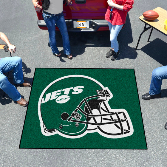 New York Jets Tailgater Rug - 5ft. x 6ft., Helmet Logo