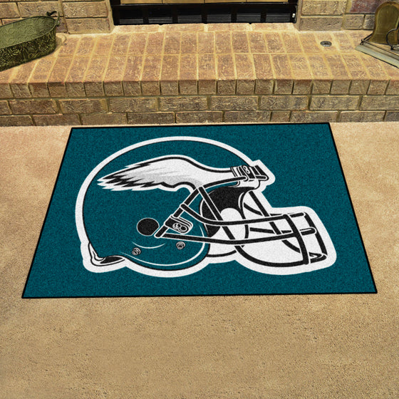 Philadelphia Eagles All-Star Rug - 34 in. x 42.5 in., Helmet Logo