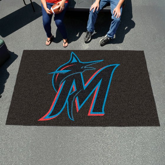 Miami Marlins Ulti-Mat Rug - 5ft. x 8ft.