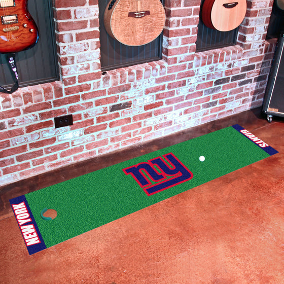 New York Giants Putting Green Mat - 1.5ft. x 6ft.