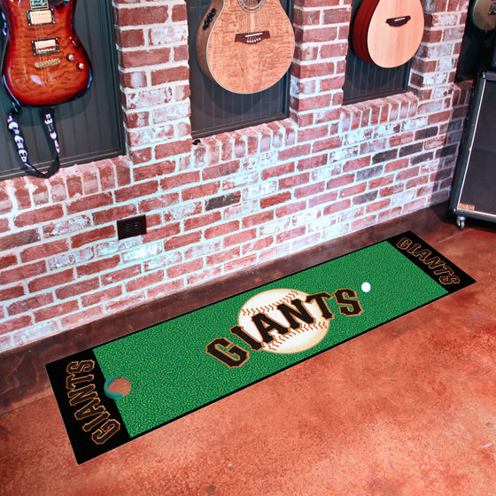 San Francisco Giants Putting Green Mat - 1.5ft. x 6ft.