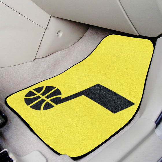 Utah Jazz Front Carpet Car Mat Set - 2 Pieces