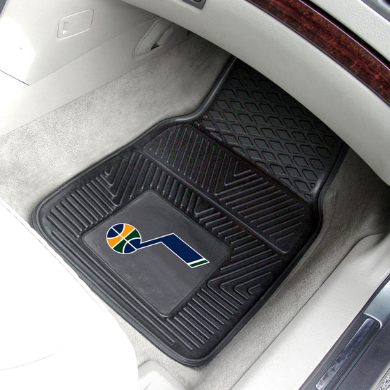 Utah Jazz Heavy Duty Car Mat Set - 2 Pieces