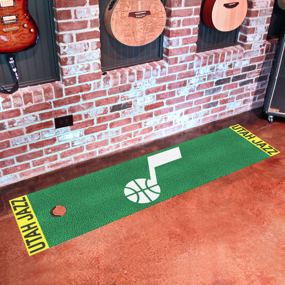 Utah Jazz Putting Green Mat - 1.5ft. x 6ft.