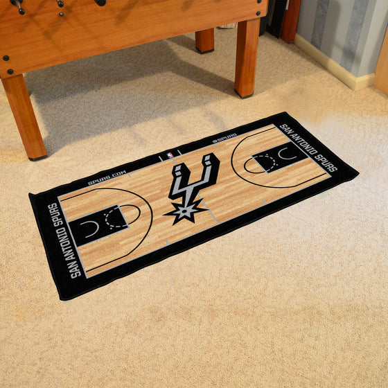 San Antonio Spurs Court Runner Rug - 24in. x 44in.