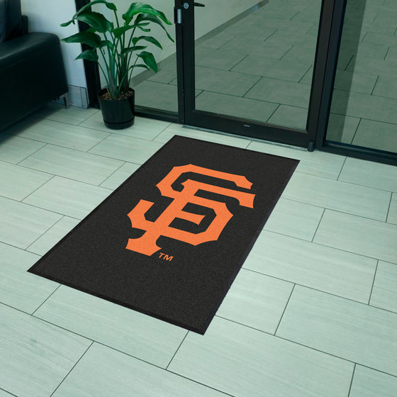 San Francisco Giants 3X5 High-Traffic Mat with Durable Rubber Backing - Portrait Orientation