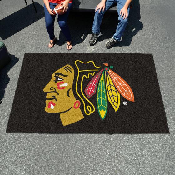 Chicago Blackhawks Ulti-Mat Rug - 5ft. x 8ft.